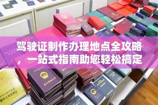 田阳驾驶证制作办理地点全攻略，一站式指南助您轻松搞定