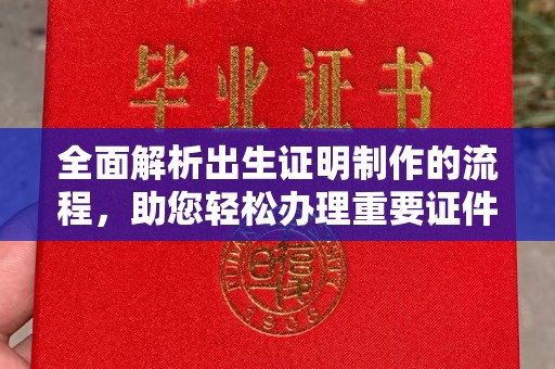 田阳全面解析出生证明制作的流程，助您轻松办理重要证件