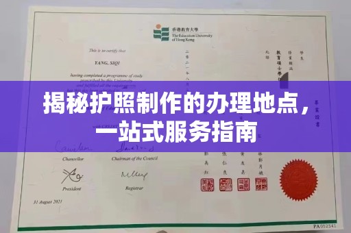 田阳揭秘护照制作的办理地点，一站式服务指南