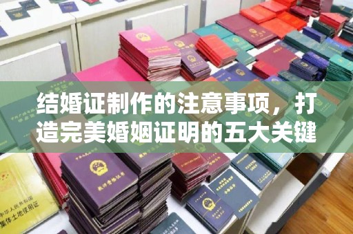 田阳结婚证制作的注意事项，打造完美婚姻证明的五大关键点