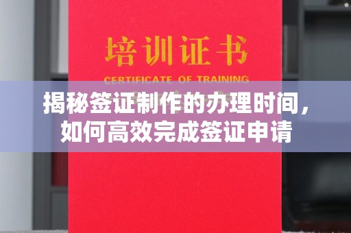 田阳揭秘签证制作的办理时间，如何高效完成签证申请