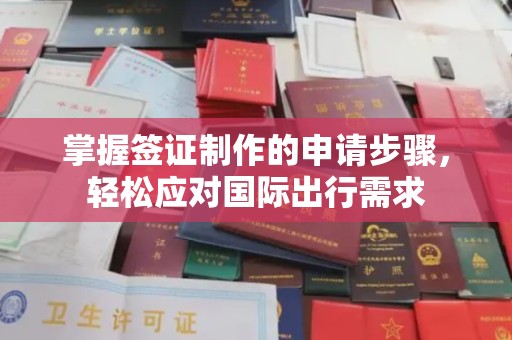 田阳掌握签证制作的申请步骤，轻松应对国际出行需求
