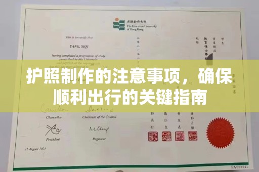 田阳护照制作的注意事项，确保顺利出行的关键指南