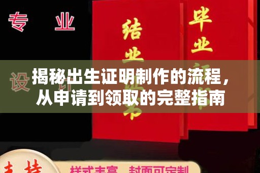 田阳揭秘出生证明制作的流程，从申请到领取的完整指南