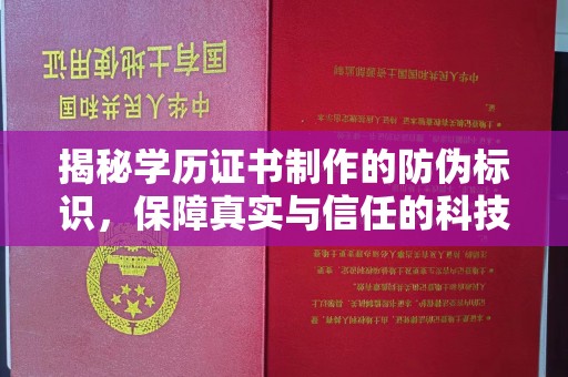 田阳揭秘学历证书制作的防伪标识，保障真实与信任的科技盾牌